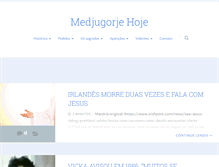 Tablet Screenshot of medjugorje.com.br