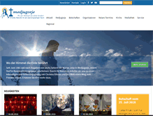 Tablet Screenshot of medjugorje.de
